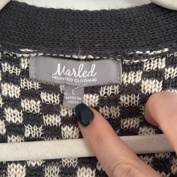 Marled size large boho duster - Picture 3 of 5